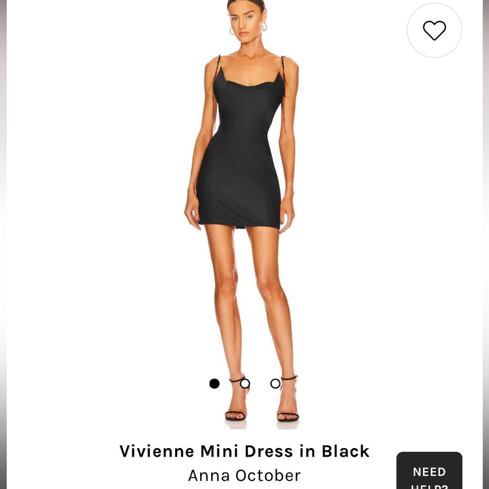 Brand new with tags Vivienne Mini Dress in Black
Anna October